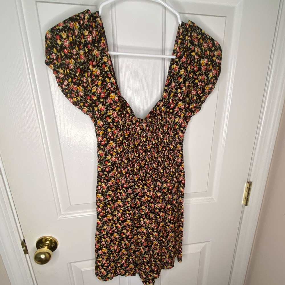 American Eagle floral romper